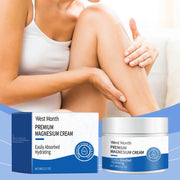 WEST MONTH Premium Magnesium Cream Moisturizing and Refreshing Body Lotion with Lavender Fragrance to Care for Sleep 3.17 OZ
