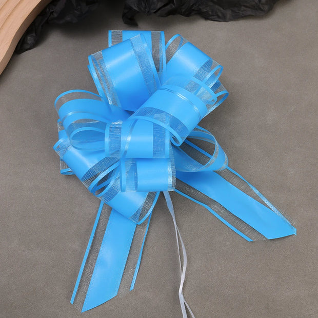 10/1PCS Pull Bow Gift Ribbons Flower Wrappers For Wedding Events Adornment Birthday Christmas Party Car Decor Gifts Box Bows
