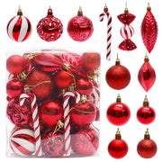 29/36/40pcs Champagne Special-shaped Christmas Ball Ornaments Christmas Tree Party Decoration New Year Christmas Spheres Pendant