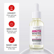 SADOER Arbutin Face Serum Moisturizing Nourishing Firming Brightening Face Serum Facial Essence Skin Care Products