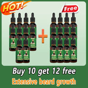 Beard Growth Serum Fast Styling Thicker Longer Fuller Beard Softening