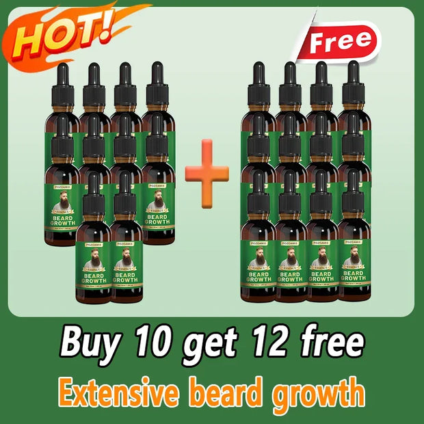 Beard Growth Serum Fast Styling Thicker Longer Fuller Beard Softening
