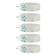 10/5/1 Rolls Premium Transparent Tape 0.8cm 1.2cm 1.8cm Multifuntion High-viscosity Adhesive Tape for Gift Wrapping Packing
