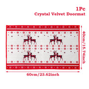 Christmas Door Mat Santa Claus Outdoor Carpet Merry Christmas Decorations For Home 2025 Navidad Xmas Ornament New Year 2026