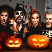 Halloween Fake Teeth Cosplay Vampire Fangs Retractable Teeth Dress Costume Tooth Gift Party Decoration Vampire Dracula Teeth