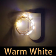 Mini LED String light 2M Silver Wire Fairy Lights for Garland Home Christmas Wedding Party Decoration Powered by CR2032 Battery