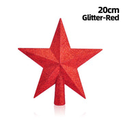 Gold and Silver Red Tree Top Star Christmas Decorations for Home Xmas Tree Toppers  Ornaments Navidad New Year 2023 Natal Noel