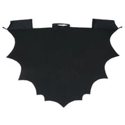 Unisex Halloween Black Bat Wing Cape Cloak Costume With Patch for Kids Child Boys Girls Vampire Dress Up Accessories