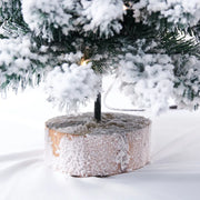Artificial Desktop Christmas Tree With Led Light Nordic Flocking Christmas Tree Door Wall Ornament New Year Christmas Decoration