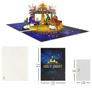 Pop Up Christmas Card, 3D Holidays Greeting Cards, New Year Card