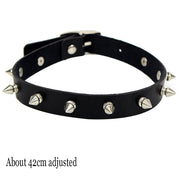 Woman Black Bat Punk Choker Collar Necklace Sexy PU Leather Heart Lock Key Spike Gothic Cosplay Accessories Party Jewelry New
