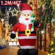 Christmas Decor Inflatable Model Santa Snowman Built-in LED Lights Xmas Party Indoor Outdoor Party & Holiday DIY Decorations
