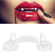 Retractable Vampire Teeth Halloween Vampire Fangs Dentures Vampire Teeth Horror Halloween Cosplay Party Decoration Fake Teeth