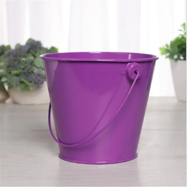 5cm/7cm/10cm Metal Bucket Wedding Decoration Candy Box Flower Pot Table Decor Birthday Party Decoration Kids Baby Shower