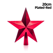 Gold and Silver Red Tree Top Star Christmas Decorations for Home Xmas Tree Toppers  Ornaments Navidad New Year 2023 Natal Noel