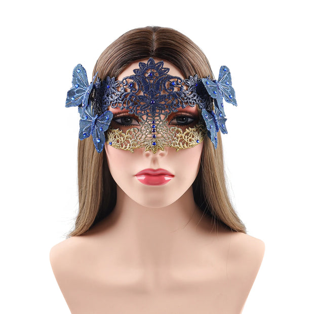 Princess Half Face Mask Butterfly Masquerade Performance Props Halloween Accessories