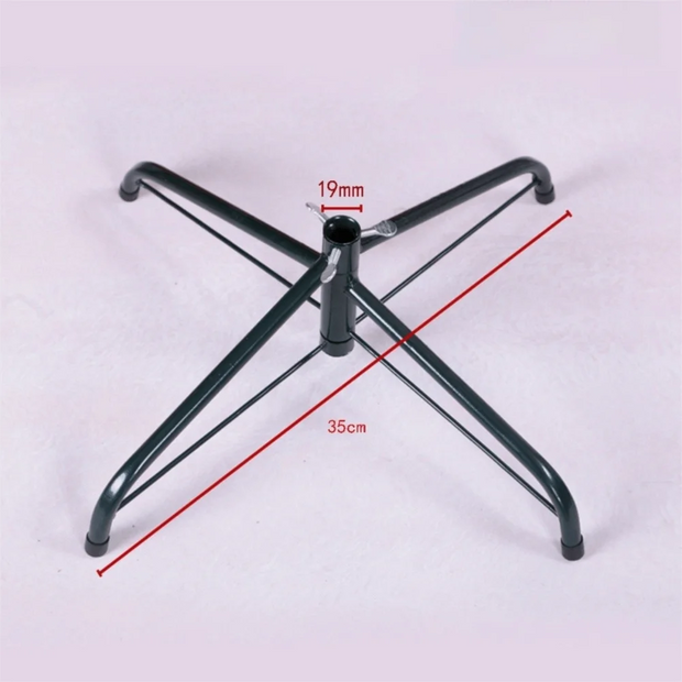 Durable Metal Christmas Tree Stand Base Sturdy Rotating Xmas Tree Holder Christmas Tree Stand Legs Christmas Tree Accessory