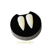 1/2/3/4pcs Halloween Decoration Vampire Teeth Fangs Dentures Props Halloween Cosplay Props False Fangs With Solid Glue Halloween