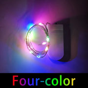 Mini LED String light 2M Silver Wire Fairy Lights for Garland Home Christmas Wedding Party Decoration Powered by CR2032 Battery