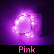 Mini LED String light 2M Silver Wire Fairy Lights for Garland Home Christmas Wedding Party Decoration Powered by CR2032 Battery