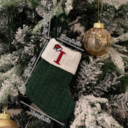 Christmas Stockings Hanging Pendant Christmas Stocks Gift Decoration Alphabet Letter Sock 2026 New Year Decorative Knitting Sock