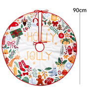 Christmas Tree Skirt Classic Christmas Tree Carpet Base Mat Xmas Trees Skirts Base Cover Home Indoor Party New Year Decorations