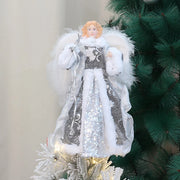 Festival Angel Doll Tree Top Star Delicate Durable Christmas Tree Top Star Golden Atmosphere Christmas Angel Topper Xmas