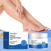 WEST MONTH Premium Magnesium Cream Moisturizing and Refreshing Body Lotion with Lavender Fragrance to Care for Sleep 3.17 OZ