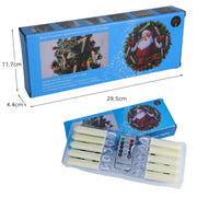 LED electronic candle simulation smokeless large tea wax light Christmas holiday range decoration with remote control 10Pcs set