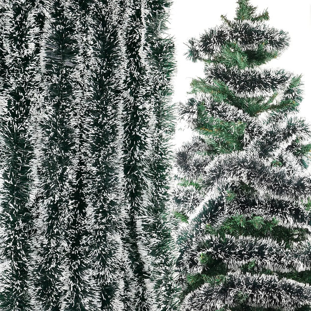 Christmas Tinsel Garland Ribbons Ornaments Xmas Tree Hanging Pendent Ribbon Indoor Stair Fireplace Windows Decoration Wreath