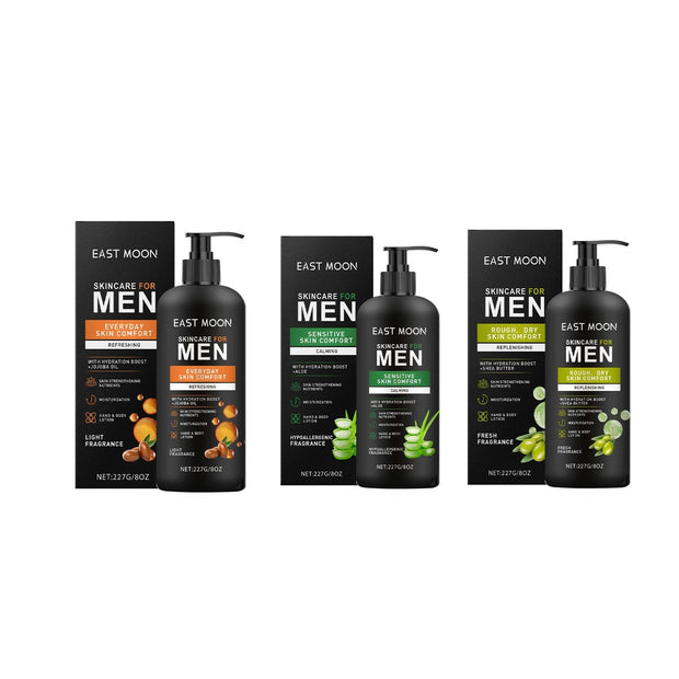 East Moon Men's Body Lotion Series Moisturize Dry Improve Sagging Oil Control Lasting Fragrance Brighten Skin Nourishing Creams