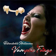 Retractable Vampire Teeth Halloween Dentures Vampire Teeth Horror Halloween Cosplay Party Decoration Reusable Halloween