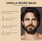 Beard Care Cream Moisturizing Facial Hair Growth Dashing Soften Moustache Beard Grooming Product Gentlemen Beard Styling Wax