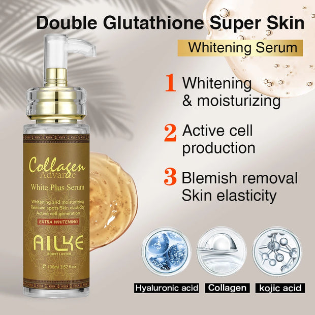 AILKE Collagen Skin Care, Whiten Skin, Remove Dark Spots, Stains, Get Radiant and Flawless Skin With Natural Ingredients