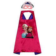 MINISO Superhero Cape Cartoon Anime Cosplay Costumes Gig Cape Mask Halloween Clothing Boy Birthday Gift Girl Novelty Accessories