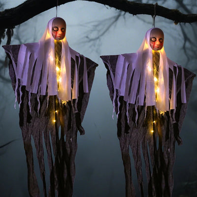 Day of The Dead Halloween Decoraiton 2025 Hallowen Outdoor Decor Hanging Flags Ghost Skeleton Decor Home Decor