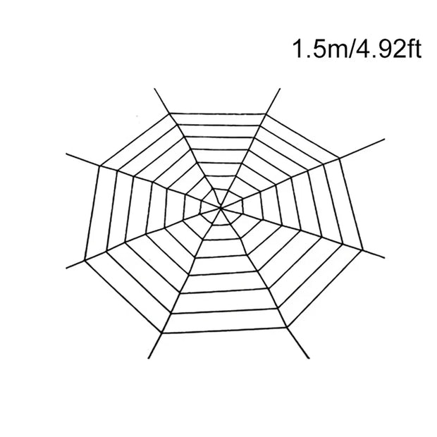 150/250cm Black White Spider Web Giant Stretchy Cobweb For Home Bar Garden Haunted House Horror Props Halloween Party Decoration