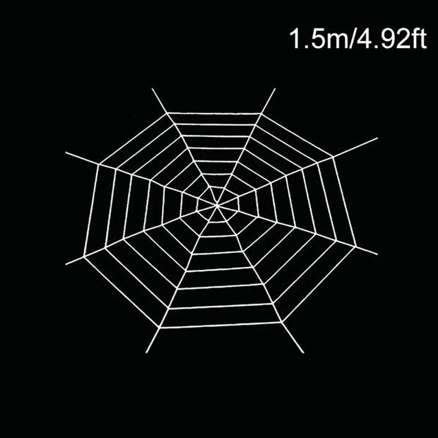 150/250cm Black White Spider Web Giant Stretchy Cobweb For Home Bar Garden Haunted House Horror Props Halloween Party Decoration