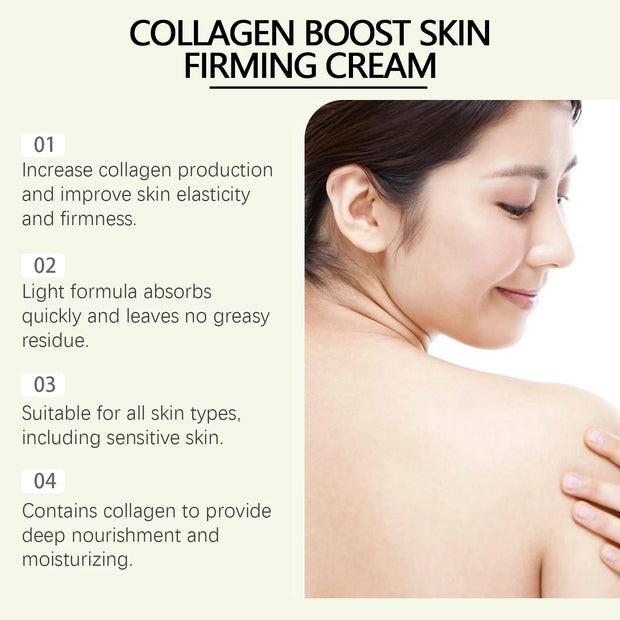 Collagen Firming Cream for Body Reduce Dark Spots Improve Fine Lines Even Skin Tone Nourishing Lifting Moisturzing Body Lotion