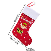 Christmas Stockings Merry Christmas Hanging Sock Rustic Christmas Stockings Hung Xmas Tree New Year Holiday Decoration