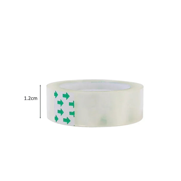 10/5/1 Rolls Premium Transparent Tape 0.8cm 1.2cm 1.8cm Multifuntion High-viscosity Adhesive Tape for Gift Wrapping Packing