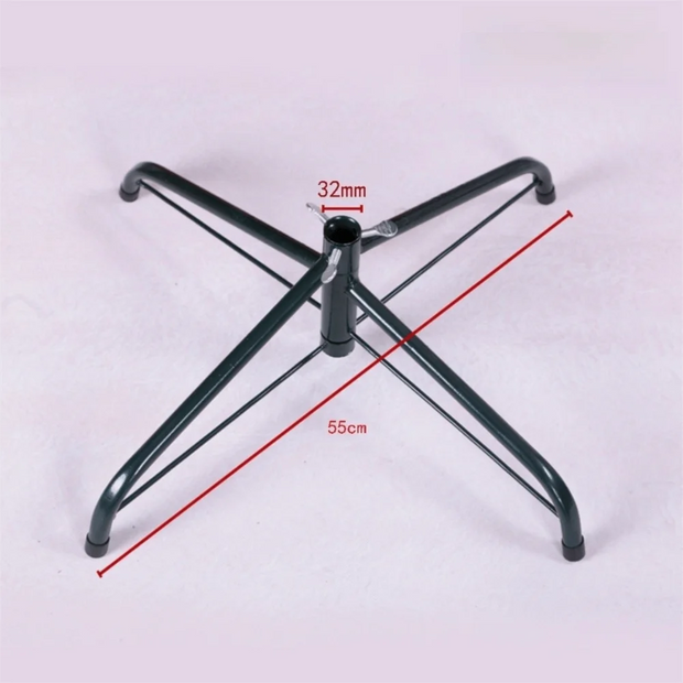 Durable Metal Christmas Tree Stand Base Sturdy Rotating Xmas Tree Holder Christmas Tree Stand Legs Christmas Tree Accessory