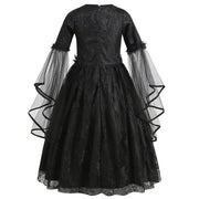 Disney Villain Role Playing Maleficent Costume Girl Halloween Evil Queen Lace Dress Deluxe Maleficent Cosplay Apparel Vestidos