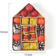 Christmas Balls Christmas Tree Pinecone Snowflake Candy Ornaments Xmas Hanging Tree Pendants Home Party Decor 2026 New Year Gift