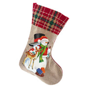 Christmas Decor Diamond Art Kits Xmas Penguin Diamond Present Stockings Xmas Elk Diamond Painting Stocking DIY for Holiday Favor