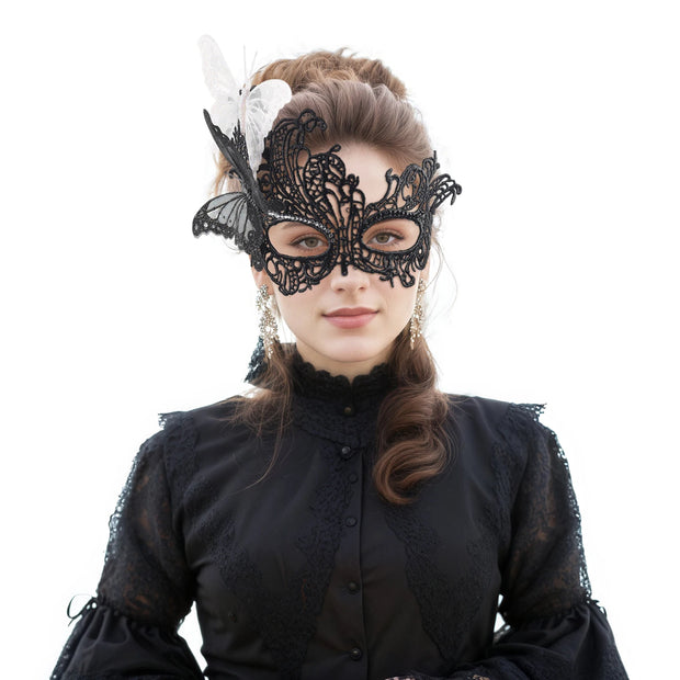 Princess Half Face Mask Butterfly Masquerade Performance Props Halloween Accessories