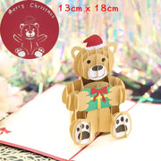 3D Pop UP Santa Cards Marry Christmas Greeting Cards Party Invitations Gifts New Year Greeting Card Anniversary Gifts Postcard