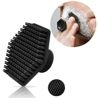 Silicone Facial Cleansing Brush Silicone Mini Facial Deep Cleansing Shaving Massage Facial Brush Face Washing Brush Men