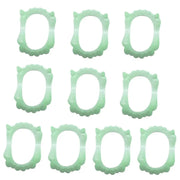 10 pcs/set Glow Luminous Dentures Werewolf Cosplay Costume Prop Halloween Fake Teeth Plastic Zombie Fake Teeth