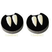 1/2/3/4pcs Halloween Decoration Vampire Teeth Fangs Dentures Props Halloween Cosplay Props False Fangs With Solid Glue Halloween